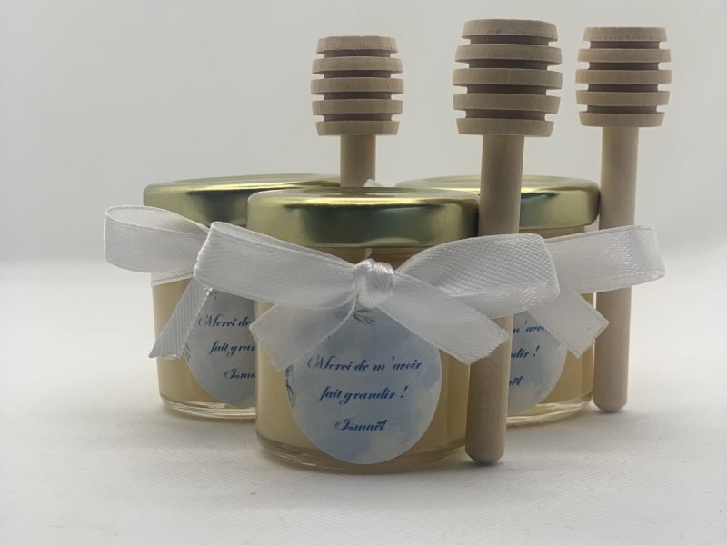 Petits pots de miel personnalisés